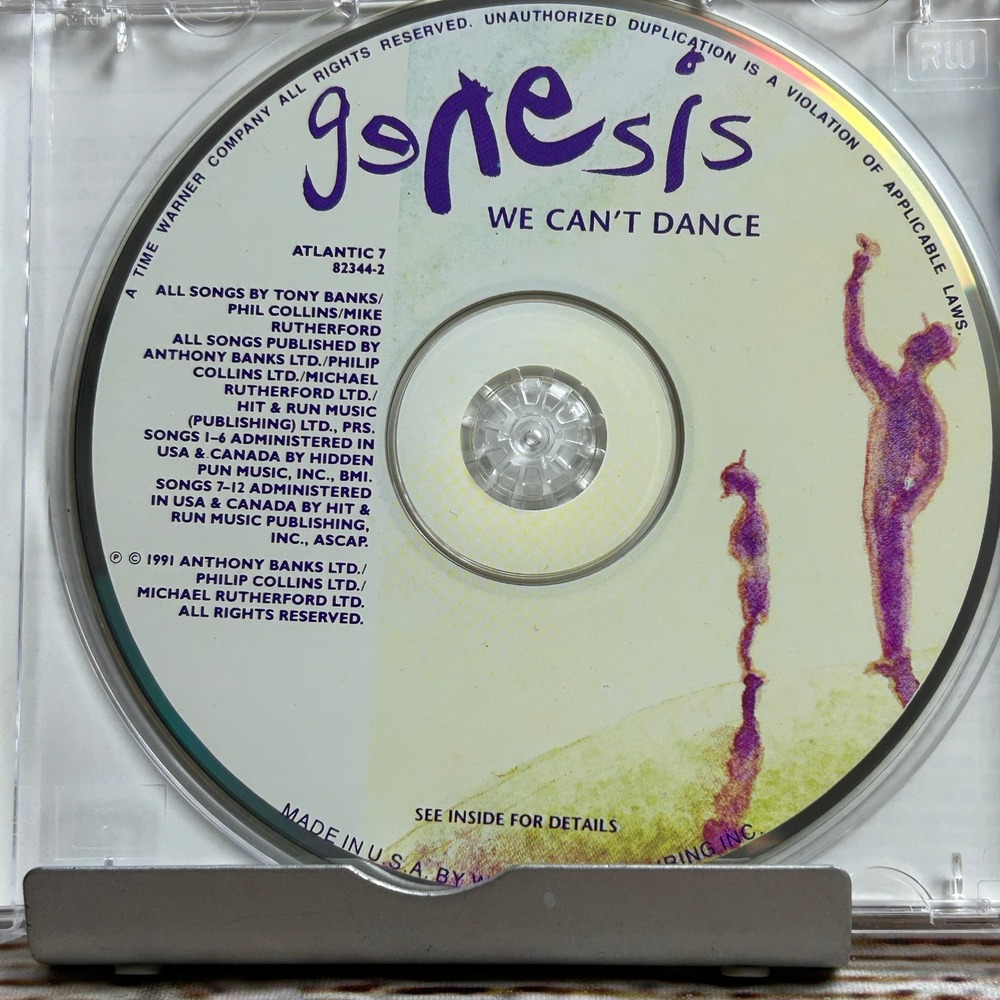 Genesis We Cant Dance CD 1991 Atlantic Phil Collins Rock Album